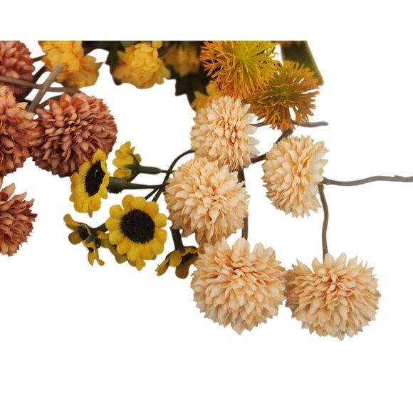 Autumn Floral Arrangement Supplies Mix Mums Fall Leaves Berries Wreath Craft Déc - Picture 5 of 16